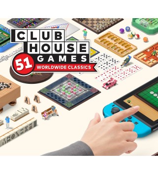 Clubhouse Games: 51 Worldwide Classics SWITCH Access Nintendo eShop Key GLOBAL